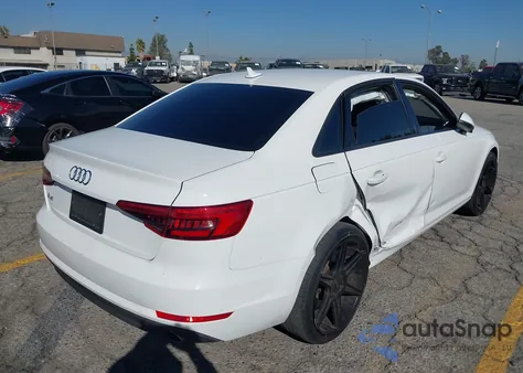 2017 Audi A4 2.0T Premium from USA, damaged, VIN WAUGNAF41HN060378